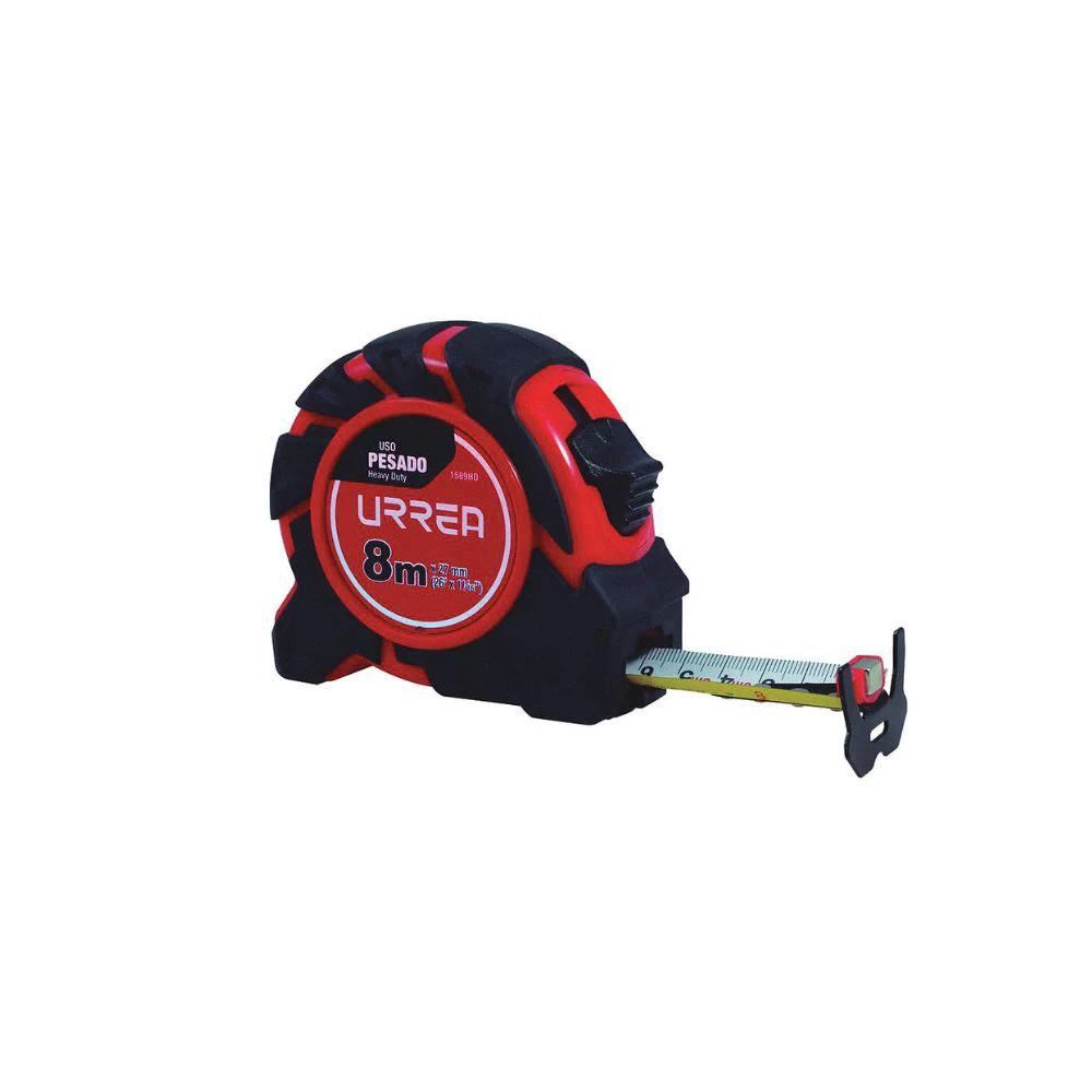 Flexómetro anti-impacto 8mx27mm Urrea 1589HD