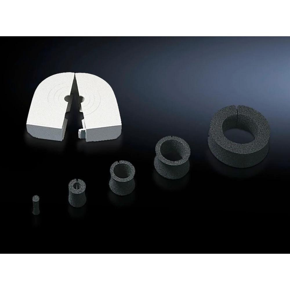 Boquilla PS paso conector Rittal 4311000 conjunto de insertos de espuma negra