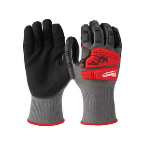 Guantes de trabajo nitrilo rojo nvl 5 medianos Milwaukee 48-22-8981