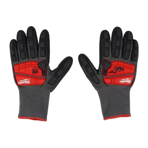 Guantes de trabajo nitrilo rojo nvl 5 medianos Milwaukee 48-22-8981
