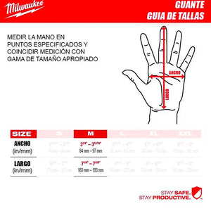 Guantes de Demolición Milwaukee modelo 48-73-8531