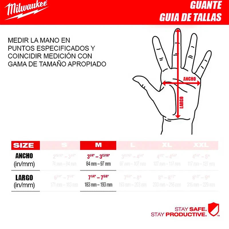 Guantes de Demolición Milwaukee modelo 48-73-8531