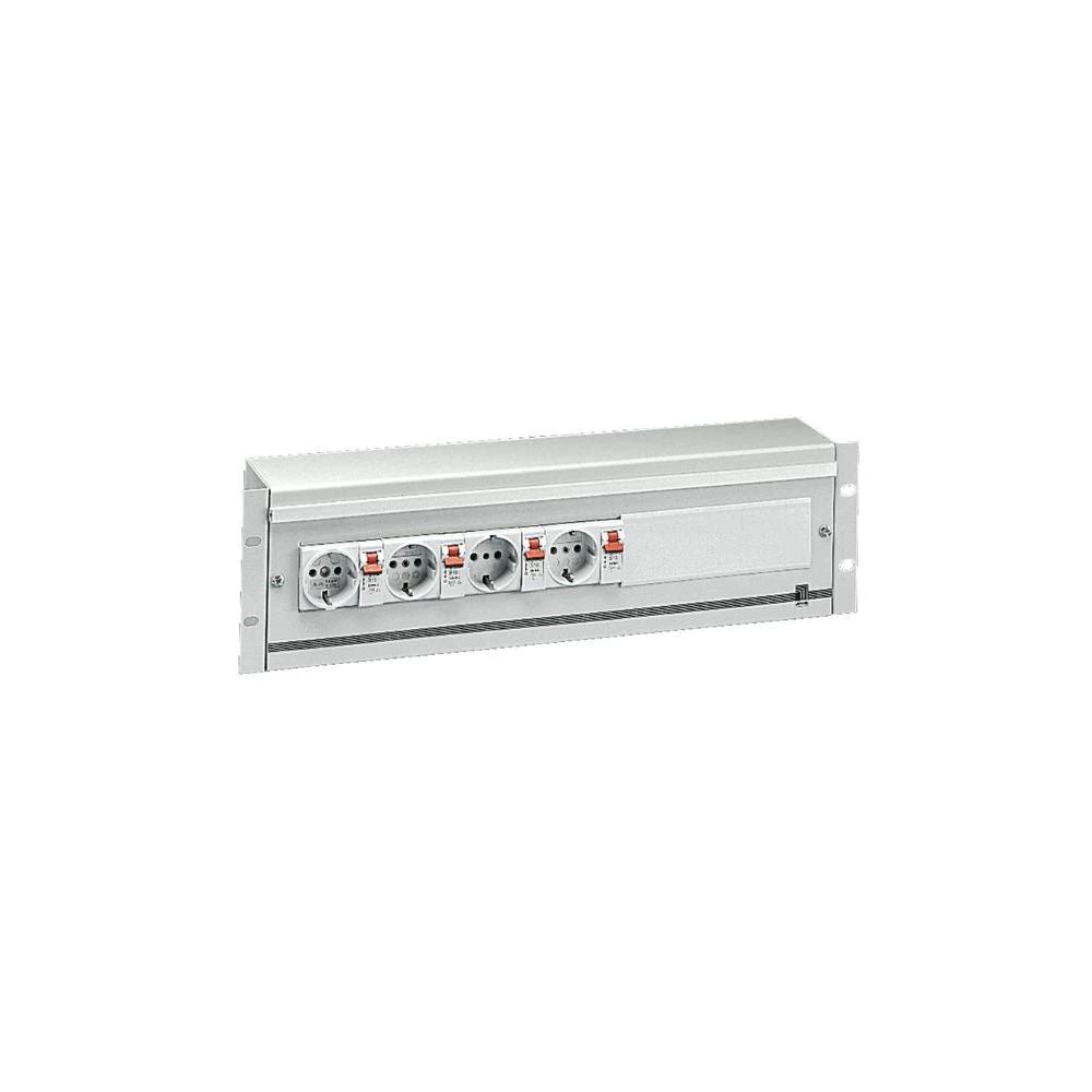3U 482.6mm (19) Mini Rack - Open frame - 440 mm diepte - Zwart