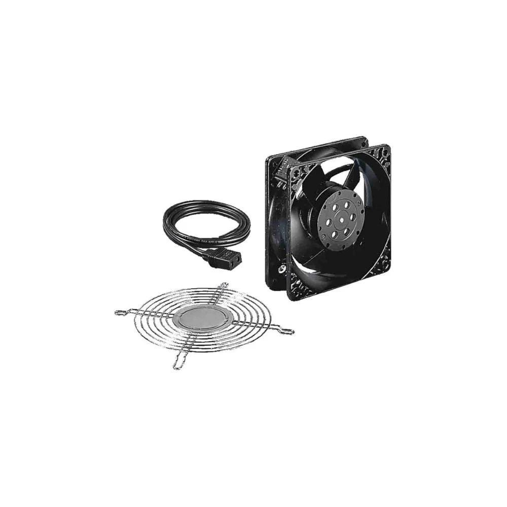 VENTILADOR METÁLICO CON R DE BOLAS 119x119x38mm