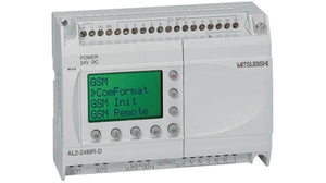 Microcontrolador CC 24 V; 15 entradas CC 24 V; 9 salidas rele Mitsubishi AL2-24MR-D