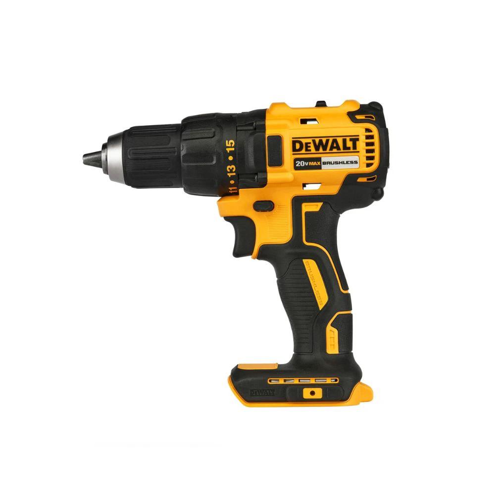 Taladro atornillador DEWALT DCD7771D2-B3 color amarillo y negro, herramienta de mano