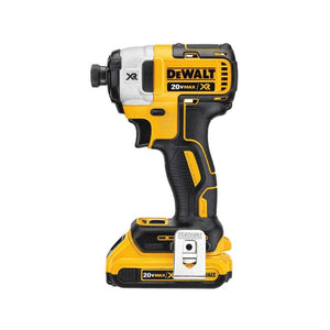 Kit Atornillador de Impacto Inalámbrico 1/4" 20V MAX Brushless DeWalt DCF887D2-B3
