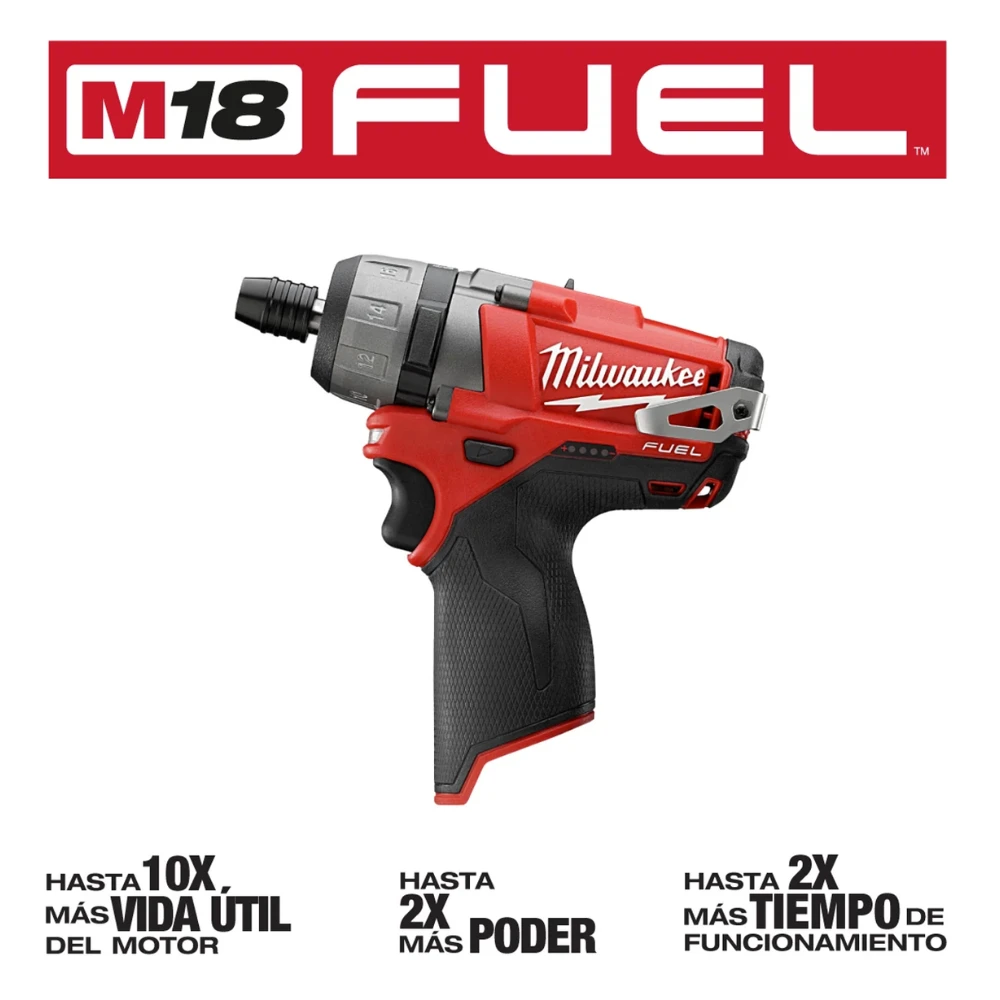 Destornillador hexagonal M12 FUEL 1/4" y 2 velocidades (Sin accesorios) Milwaukee 2402-20