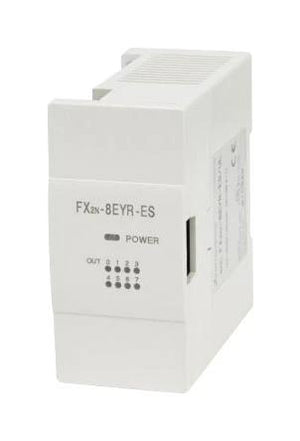 Unidad de extension FX modular; 8 salidas rele Mitsubishi FX2N-8EYR-ES/UL