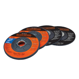Mini Esmeriladora Angular + 4 Discos Black and Decker G650K5-B3