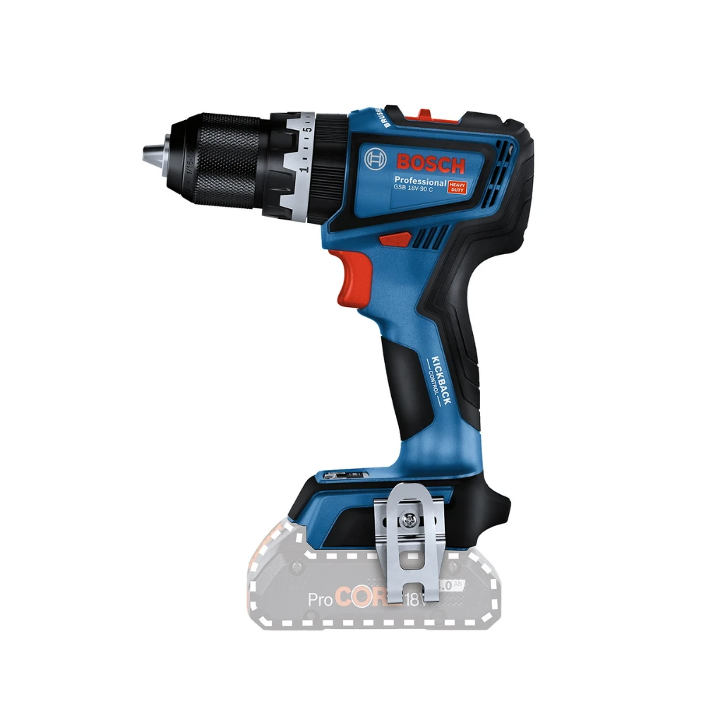 Rotomartillo Bosch GSB 18V-90C 2Bat+Maletín
