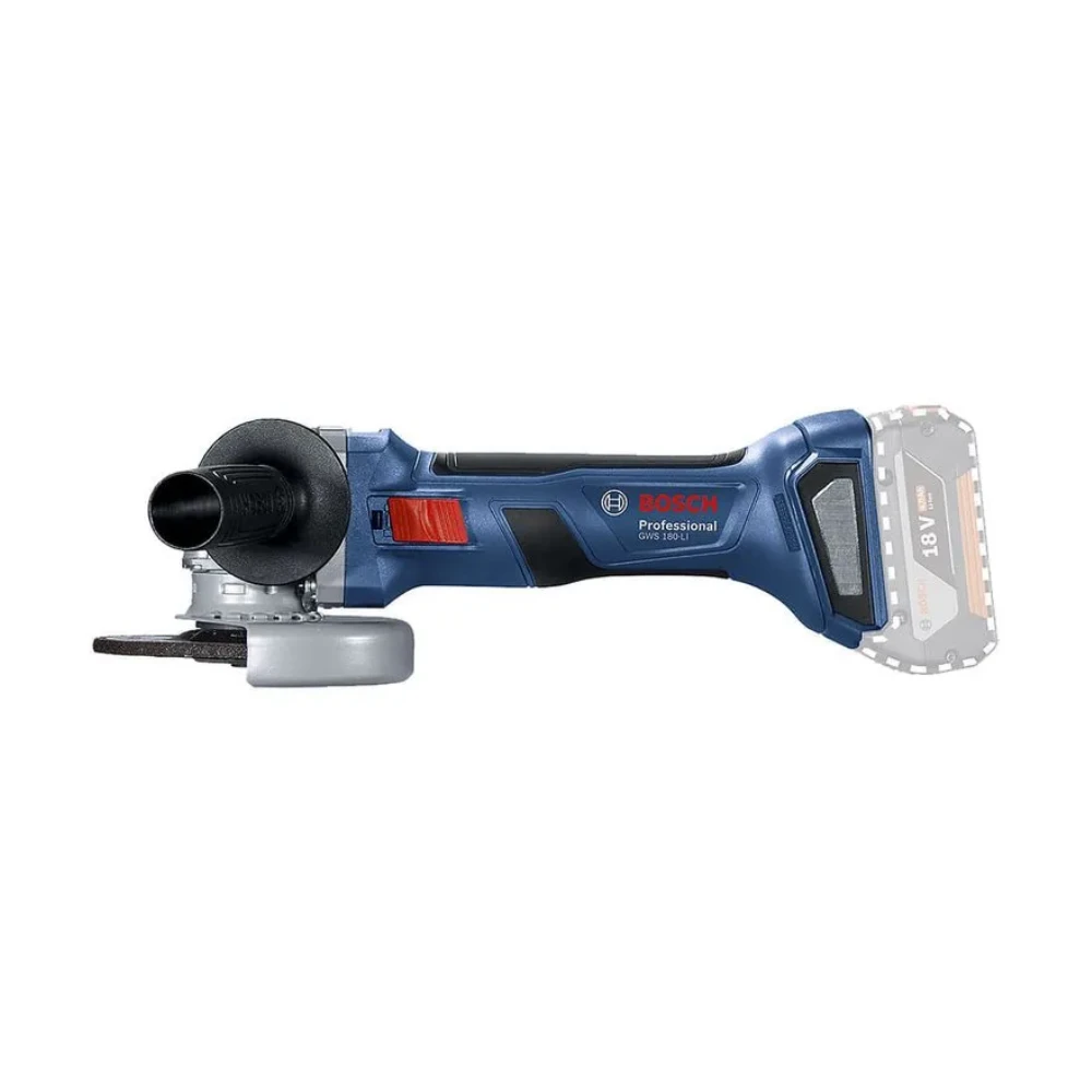 Esmeril inalámbrico Bosch GWS 180-LI Brushless 2 baterías y maletín