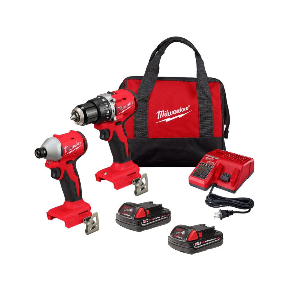 Kit Rotomartillo M18 1/2" + Llave de Impacto 1/4" + Caja Packout Milwaukee P425-3610