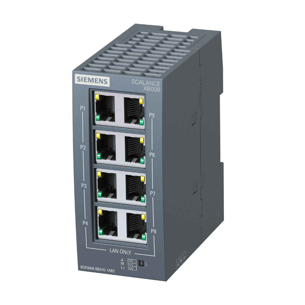 Switch SCALANCE XB008 no administrado, SIMATIC NET