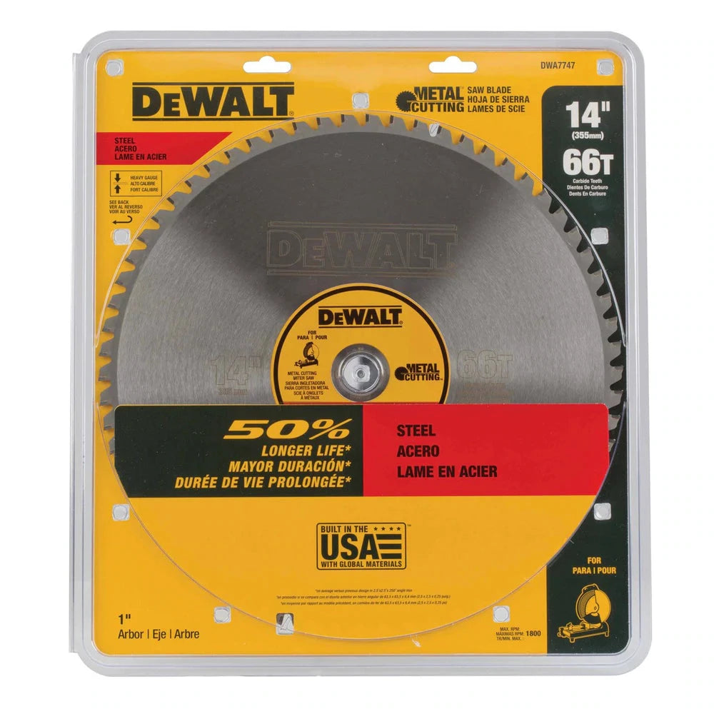 Disco de Corte Ferroso Dewalt Dwa7747 - DEWALT - Industrias GSL