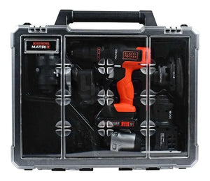 Taladro Inalambrico MAX MATRIX 6 pzas Intercambiables BLACK AND DECKER MTX20K6A-B4