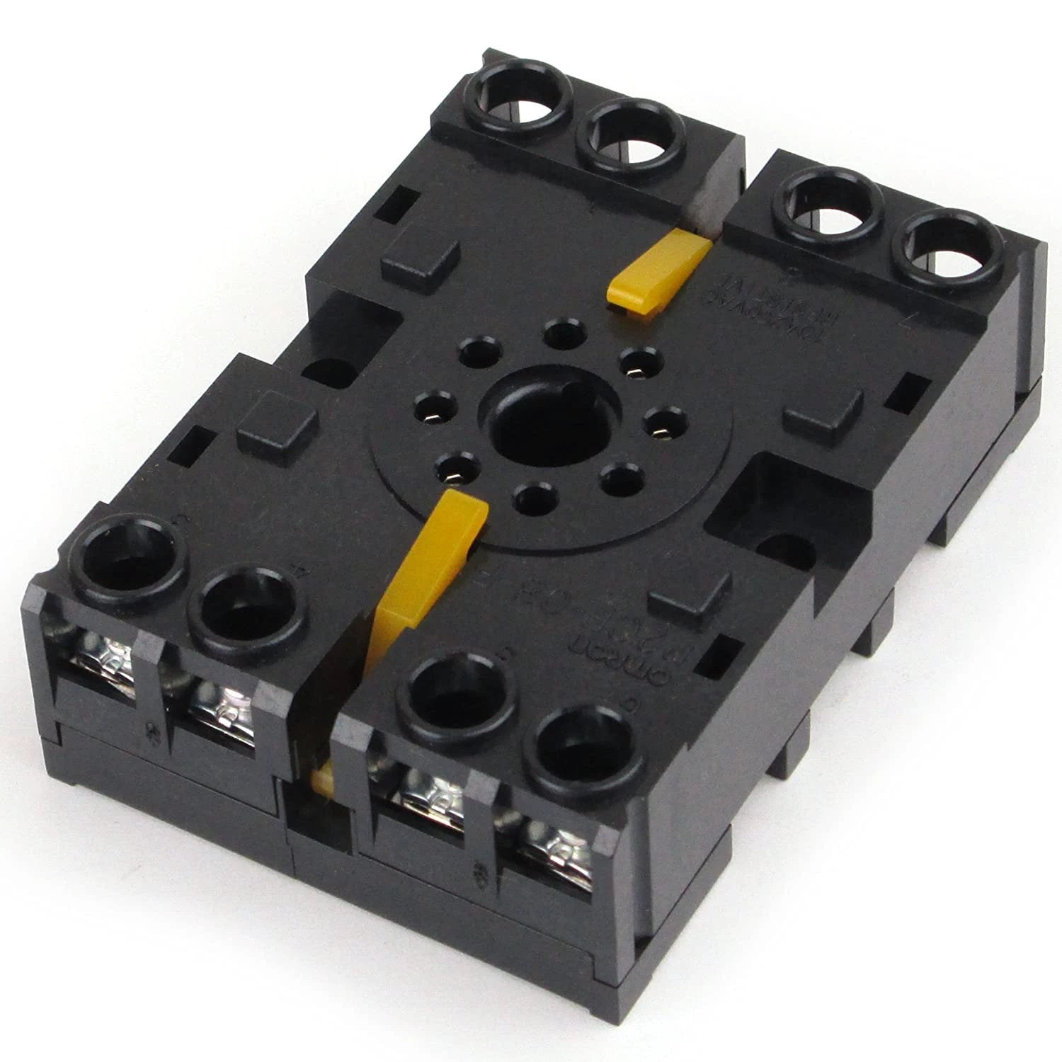 Base para Relevador Carril DIN 8 Pines 6 A 240 VAC Omron P2CF08 - Omron - Industrias GSL