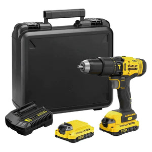 Combo Taladro Percutor 13mm 20V Stanley SCD711C2K-B3 - Stanley - Industrias GSL