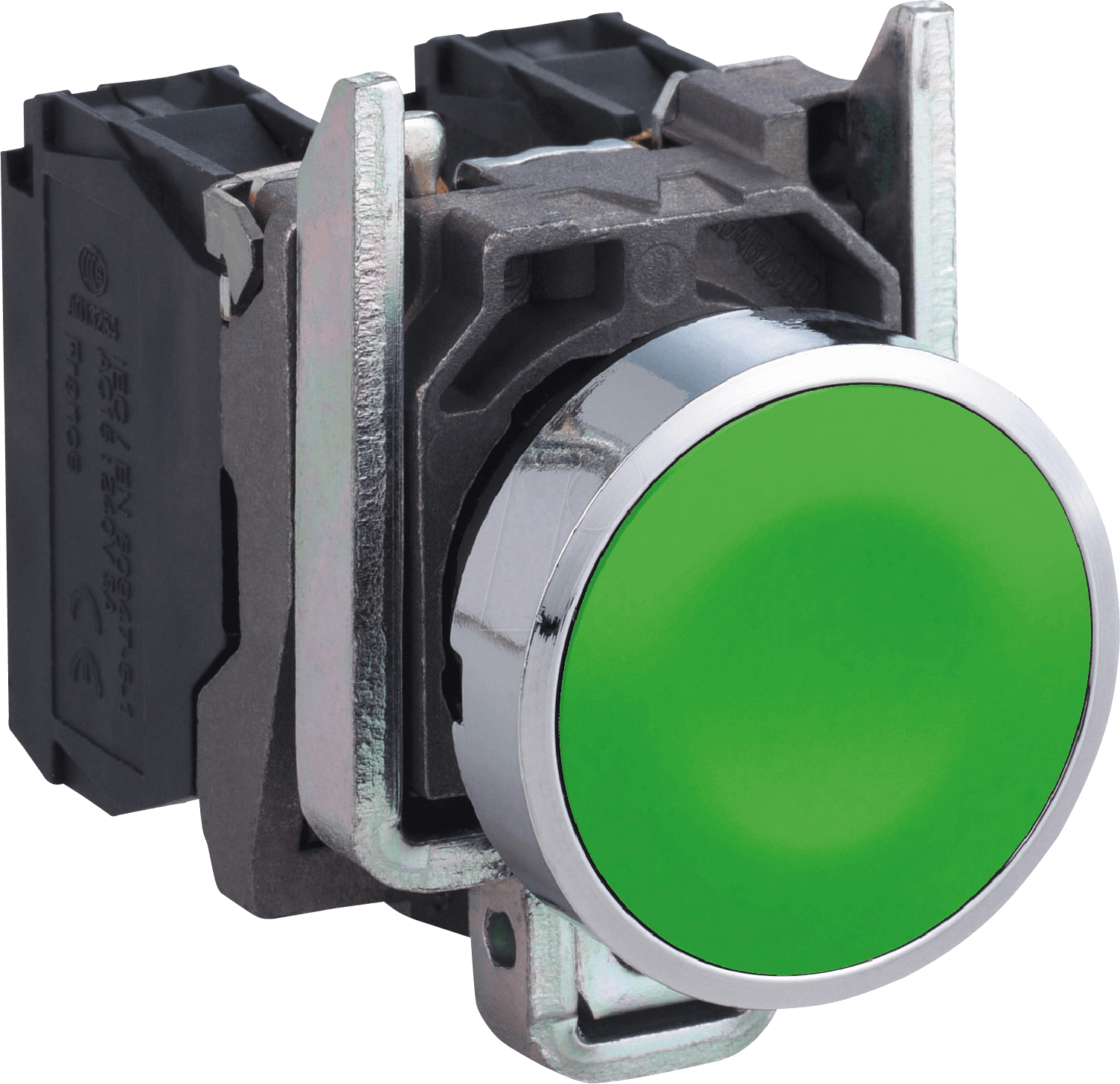 Pulsador verde 22 resorte nivelado Telemecanique XB4BA31