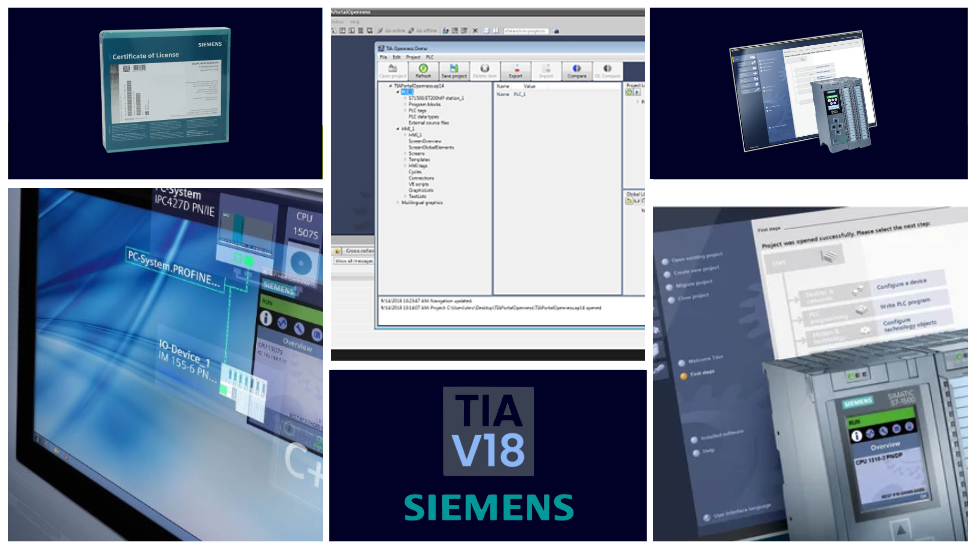  Comparación  de versiones TIA Portal para proyectos con PLC Siemens
