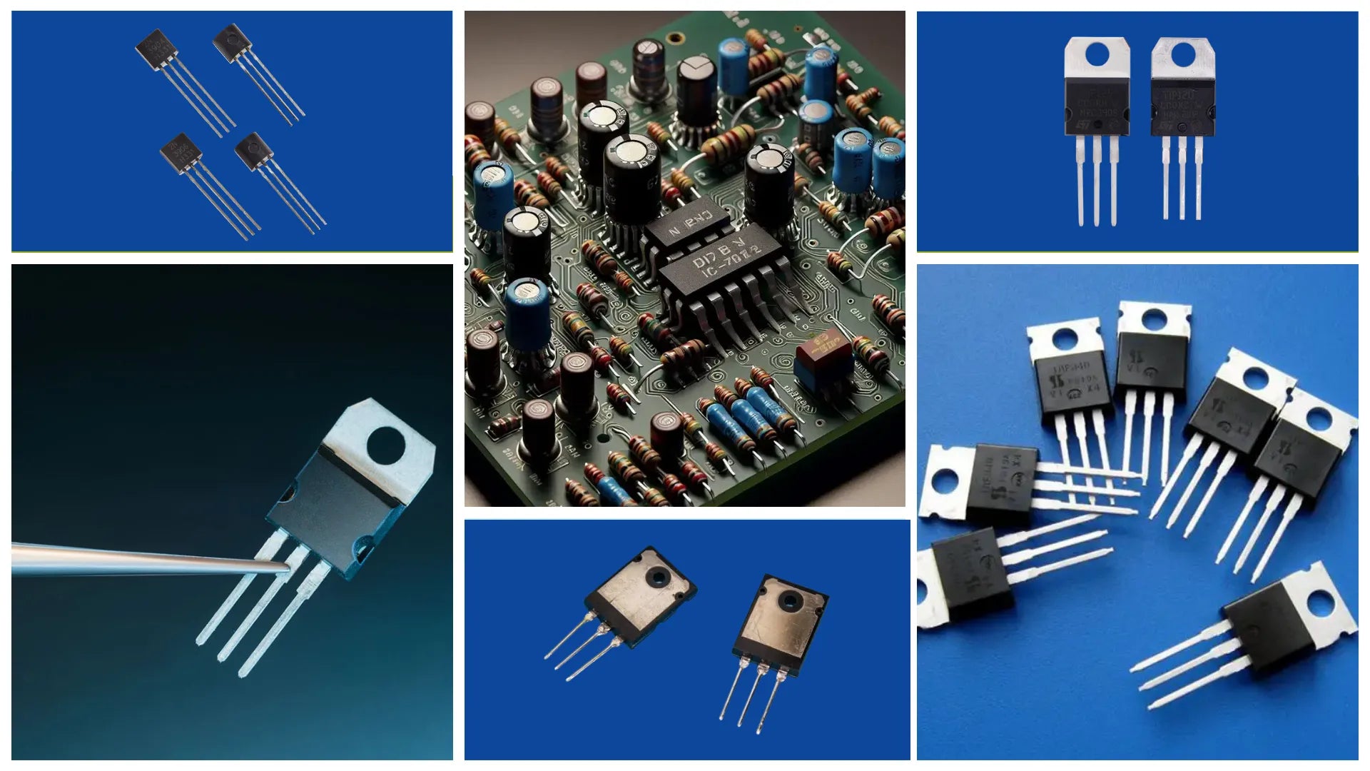 Diferencias entre transistores NPN y PNP