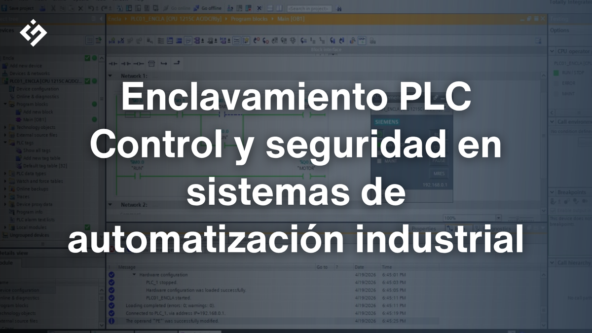 Enclavamiento PLC