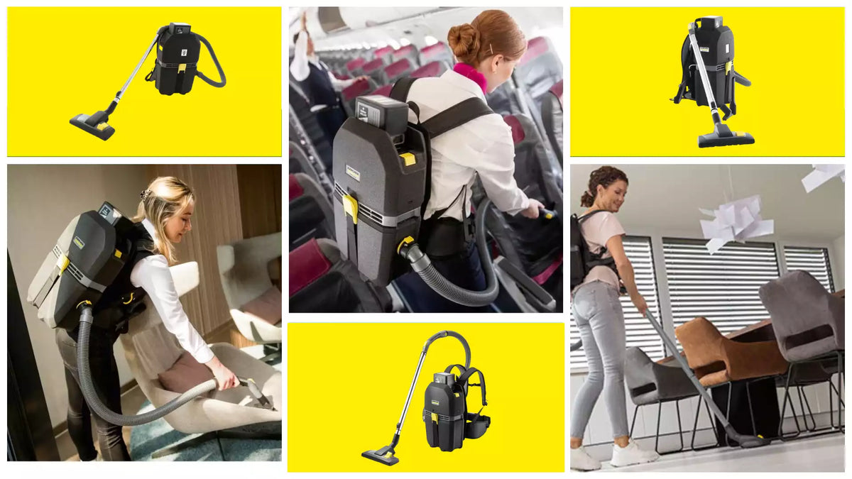Aspiradores de Mochila Kärcher: Innovación y Sostenibilidad para tu Negocio
