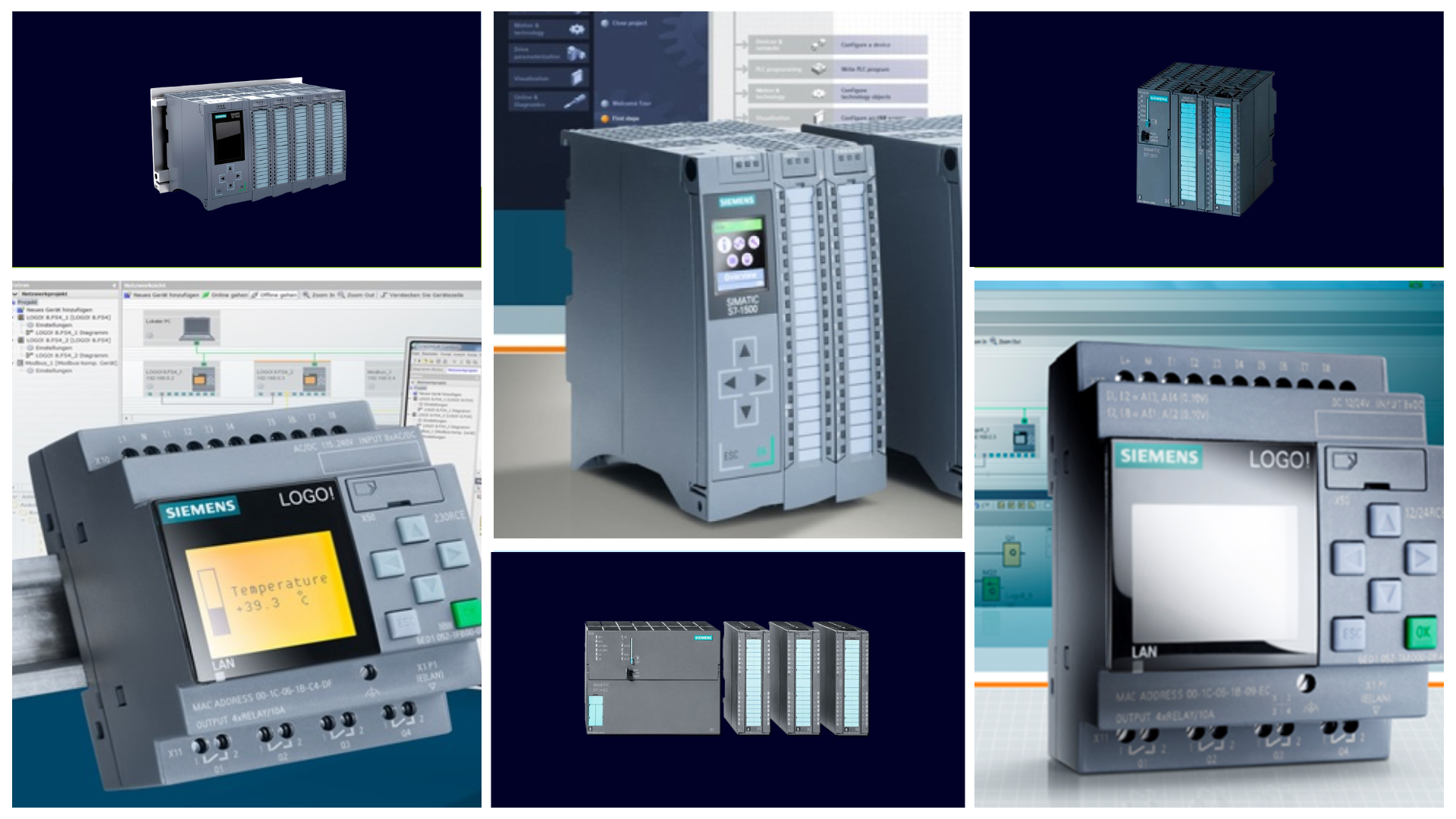 Tipos de Aplicaciones de PLC Siemens