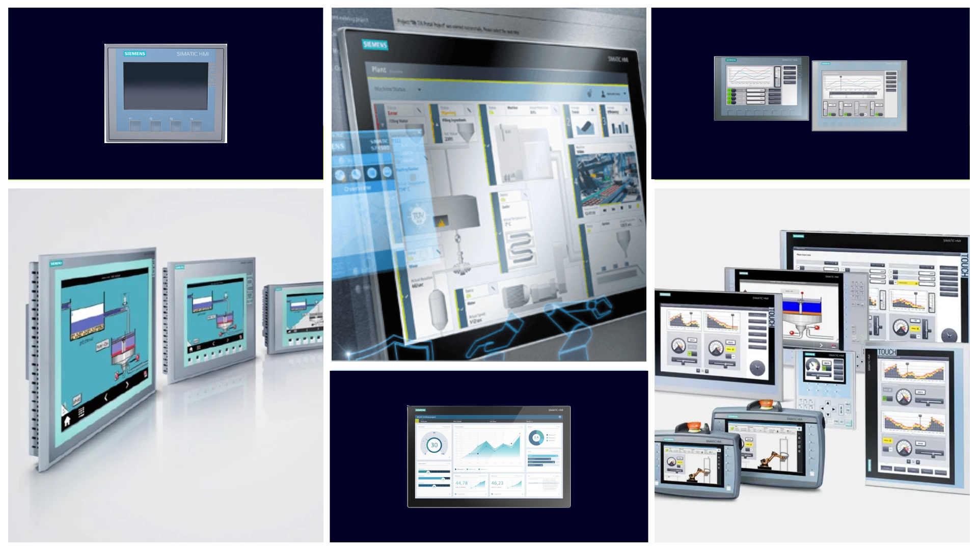 Todo sobre SIMATIC HMI: tipos de pantalla HMI Siemens