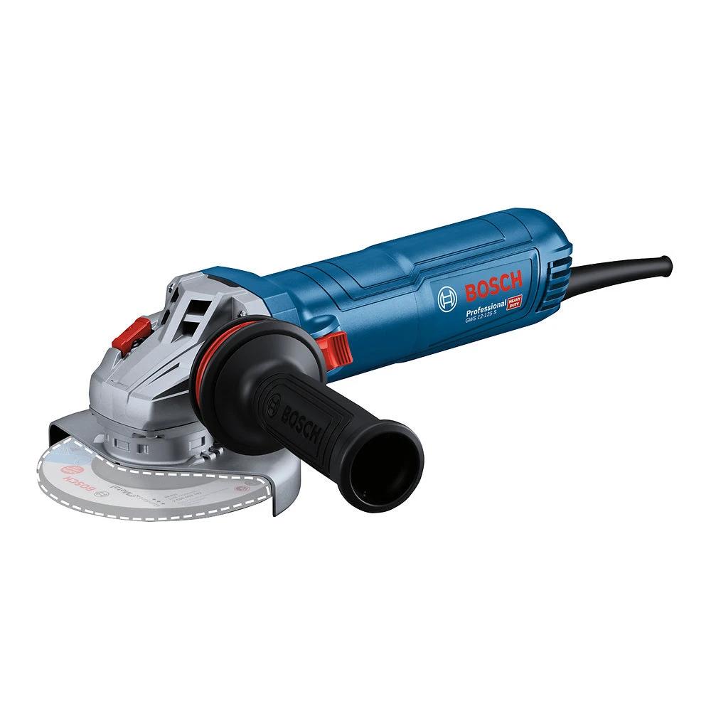 06013A60G1 Esmeril angular 5″ Bosch GWS 12-125 S 1200W 127V 5/8″
