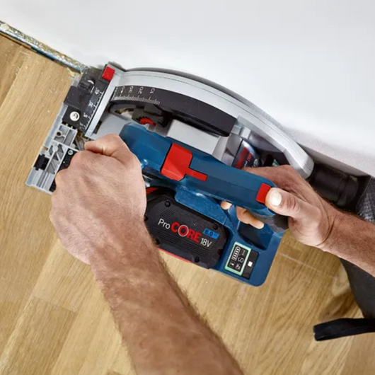 Serra de inmersión inalámbrica Bosch GKT 18V-52 GC 18V SB con maletín