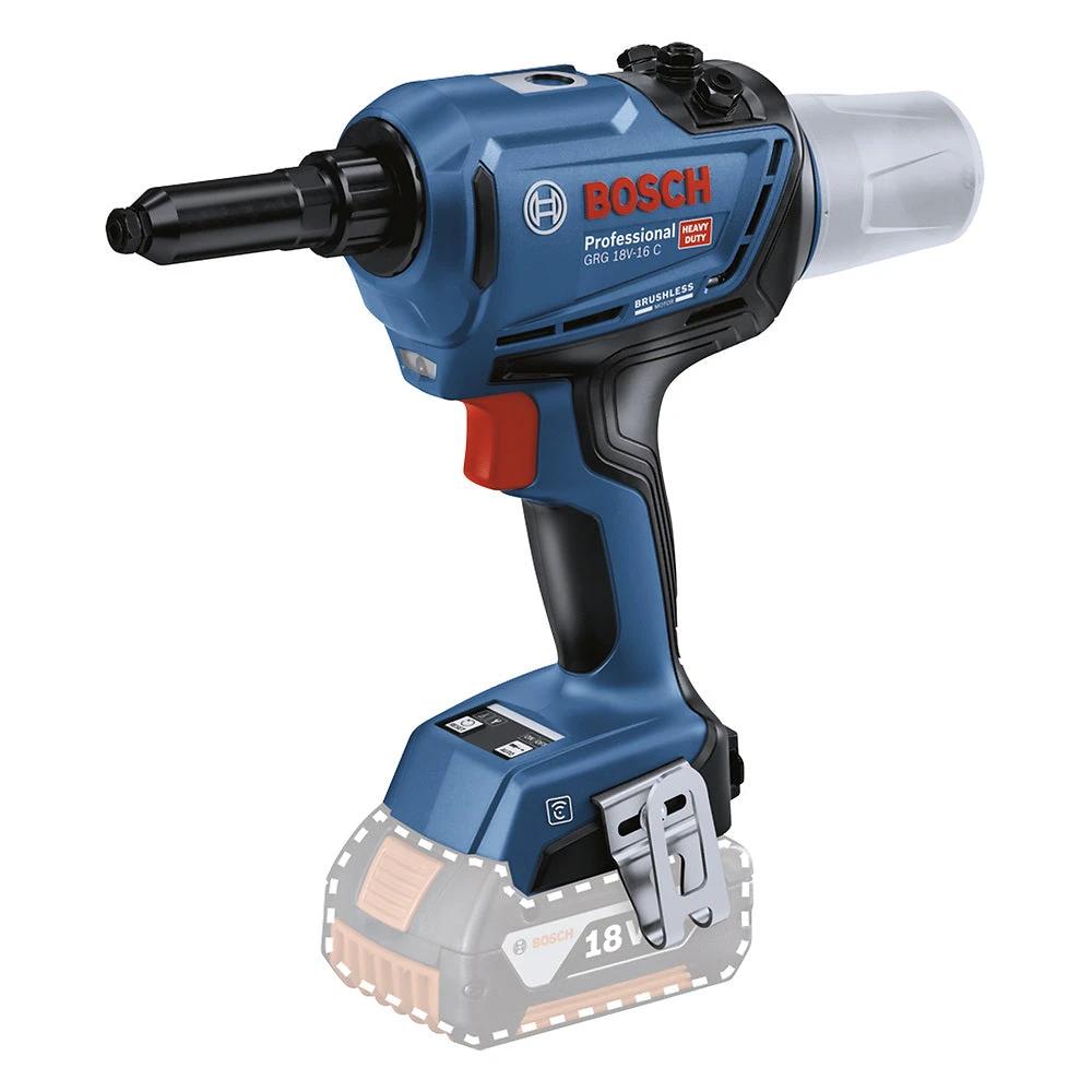 Remachadora inalámbrica Bosch GRG 18V-16 C