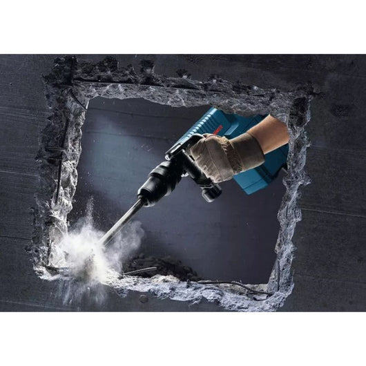 Martillo demoledor GSH 11 E 1500W, 4 cinceles y Maletín Bosch 06113168G0