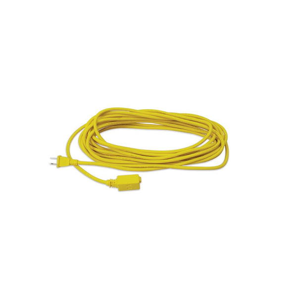 Extension electrica de uso rudo polarizada color amarillo, 2 m Surtek 136040