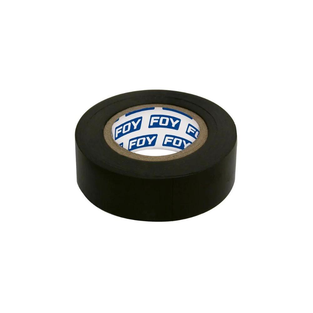 Cinta para aislar negra 19 mm x 9 m Foy 143450