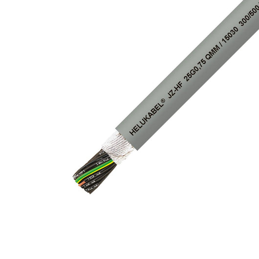 Cable de mando JZ-HF, 12G0,75mm2, PVC gris Helukabel 15025