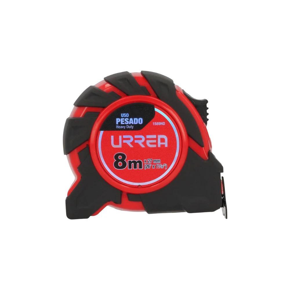 Flexómetro anti-impacto 8mx27mm Urrea 1589HD