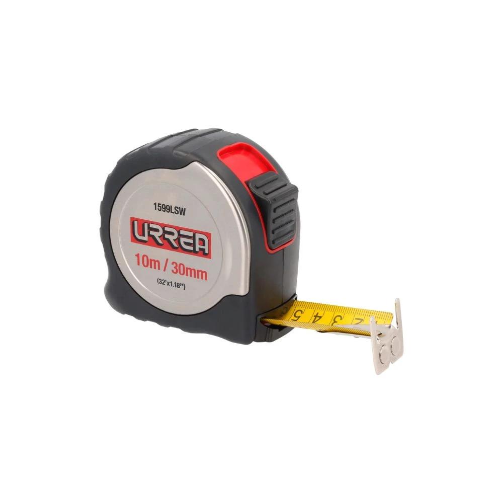 Flexómetro acero inoxidable 10mx30mm Urrea 1599LSW