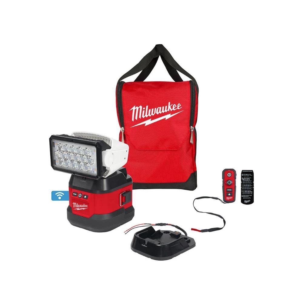 Luz de búsqueda con control remoto M18 con base portátil Milwaukee 2123-20