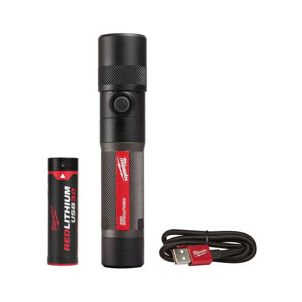 Linterna de enfoque giratorio Redlithium™ USB 1100L Milwaukee 2161-21