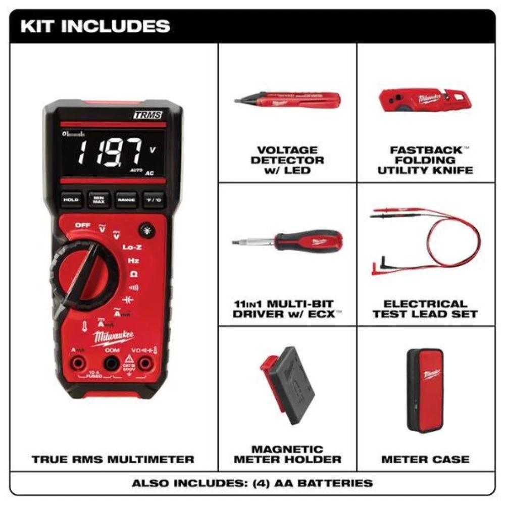 Kit combinado para electricista profesional Milwaukee 2220-20