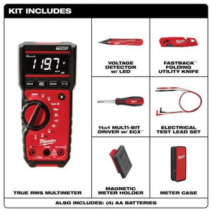 Kit combinado para electricista profesional Milwaukee 2220-20