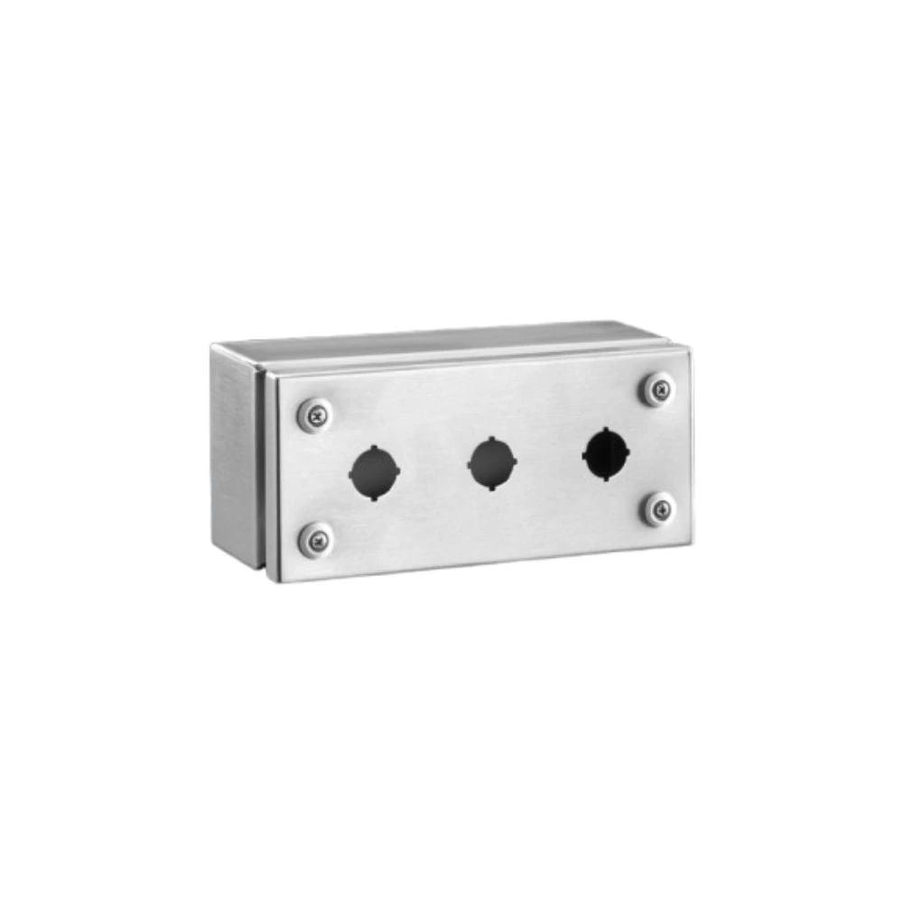 Caja teclado inox Rittal 2384030 con tres orificios frontales
