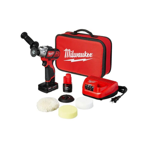 Kit de pulidor/lijadora de velocidad variable M12 Milwaukee 2438-22X