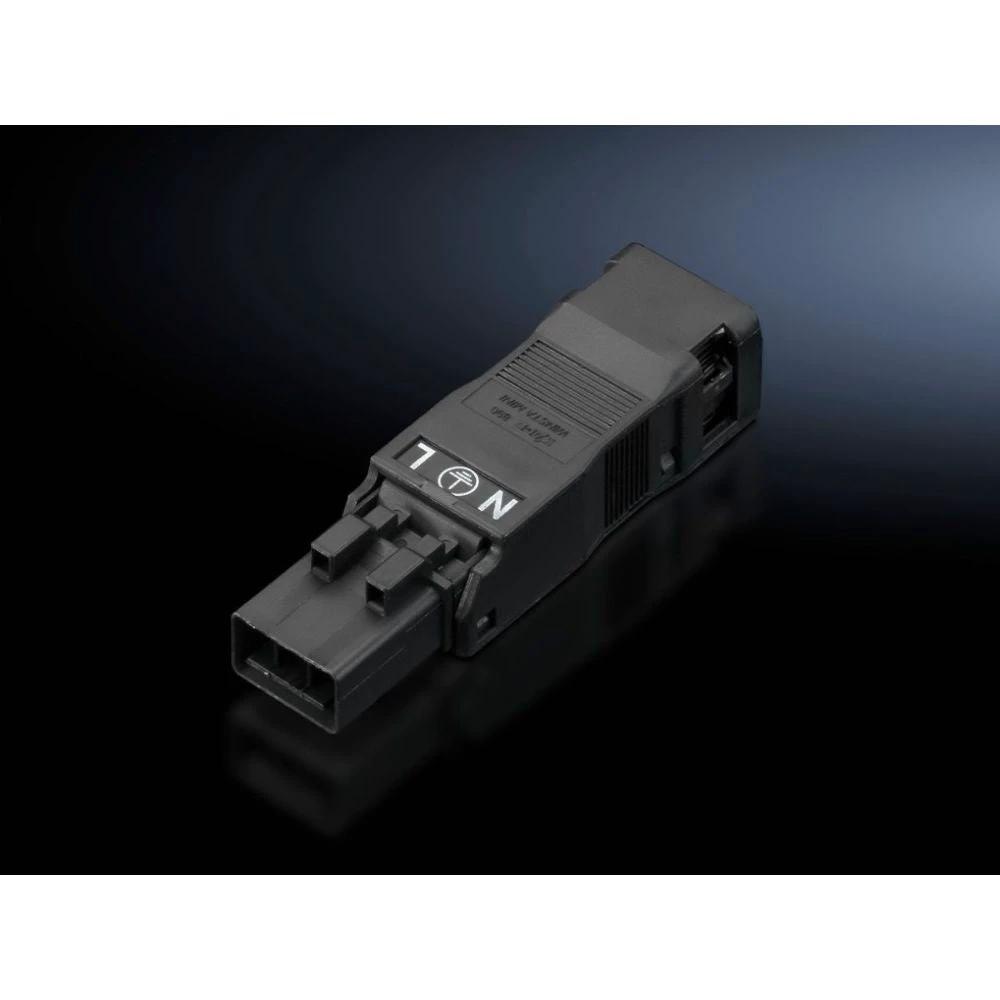 Conector para luminaria LED de 3 polos Rittal 2500630