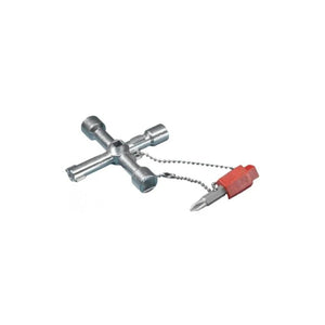 SZ LLAVE UNIVERSAL PARA 5 Rittal modelo 2549500 acero cromado