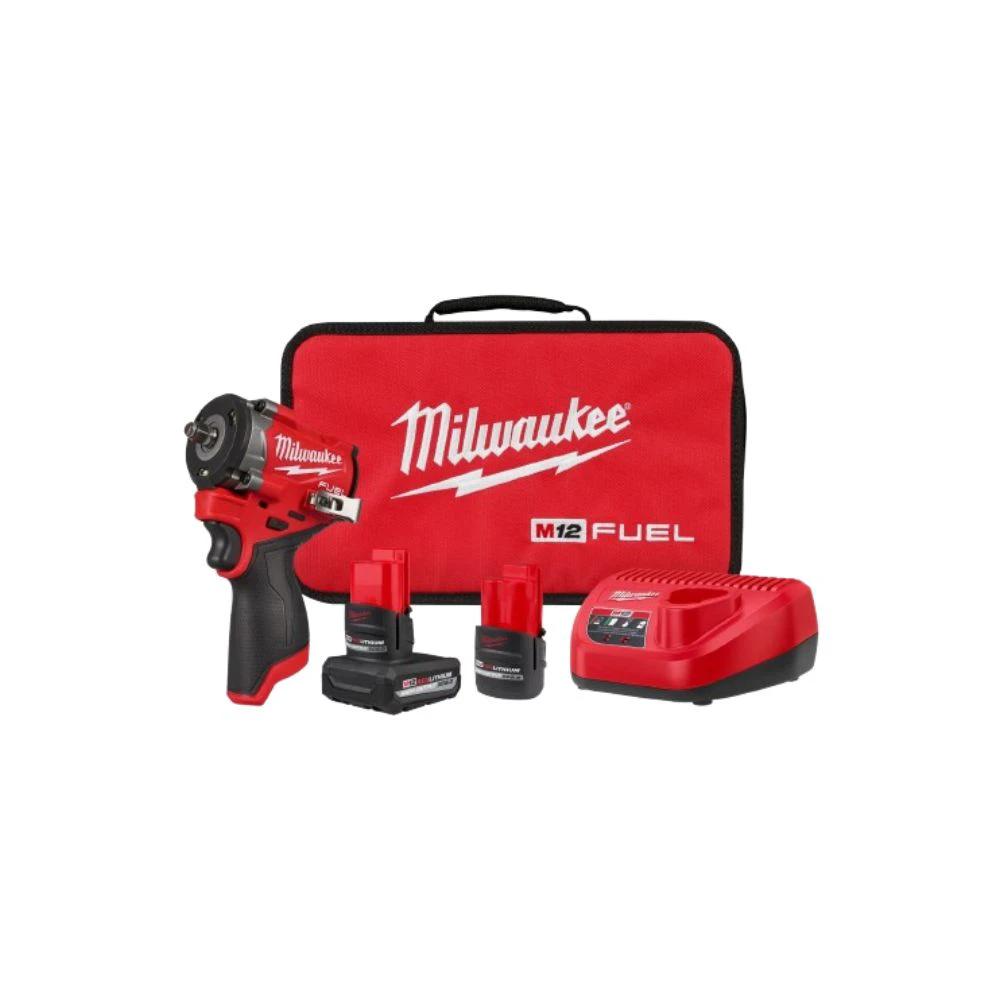 Llave de impacto corta M12 FUEL 3/8" Milwaukee 2562-22