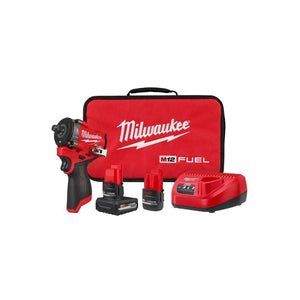 Kit de llave de impacto corta M12 FUEL 1/2" Milwaukee 2563-22