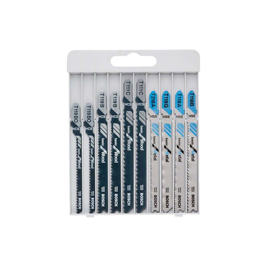 Set hojas sierra calar 10pzs. Bosch 2607010630