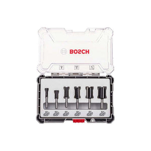 Set Fresas Rectas Router 1/4" 6pzs. Bosch 2607017467